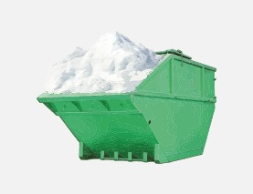 Вывоз снега контейнером